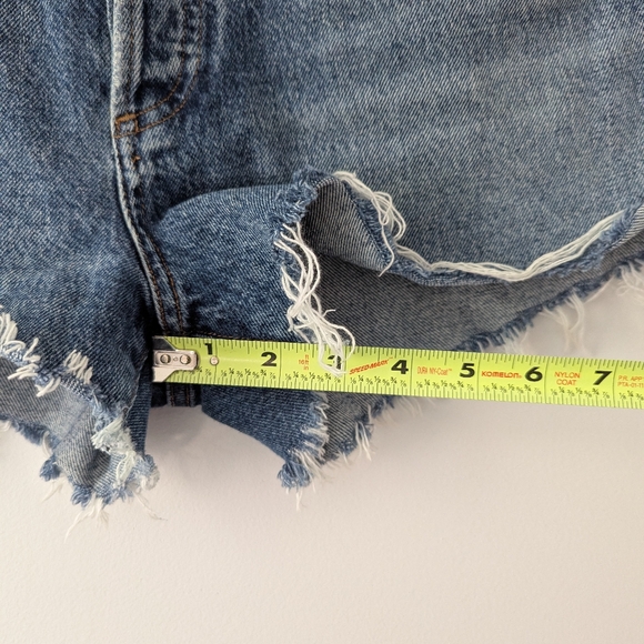 Agolde Parker Vintage Cut Off Short Agolde Denim Shorts Size 28 - Picture 10 of 13